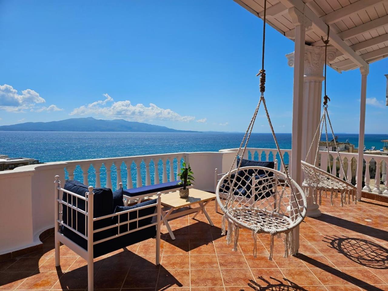 Ferienwohnung Seaside Jon Saranda Exterior foto